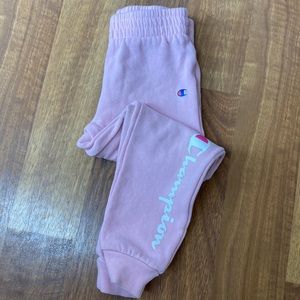 Champion Pink sweatpants 5 girl